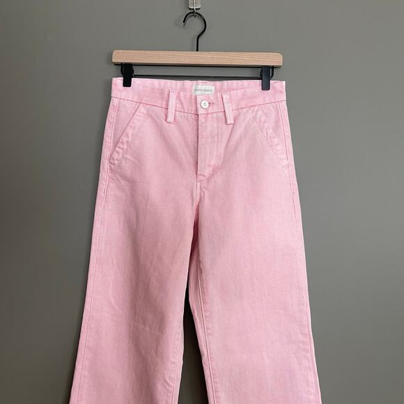 NWOT THE TAYLOR LOW RISE TROUSER Ballet Slipper Pink Size 23 Wide Leg Slouchy - Picture 5 of 16